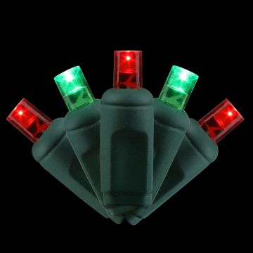 Gabriel Lights® LED 5mm Wide Angle Green & Red String Lights