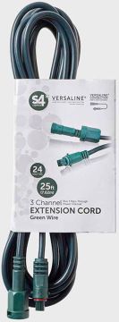 Power Cords, S4 Green Extention Cord with Coupling, 25'