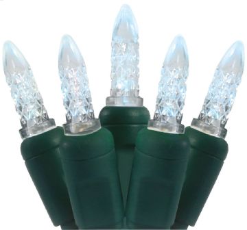LED Mini (M6) Cool White, 50 Light Set
