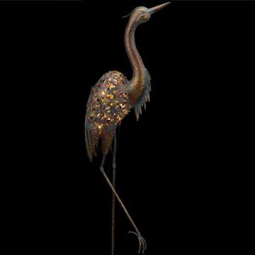 Regal Art & Gift Solar Stake Bird 'Heron' 46"