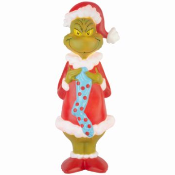 Gemmy, Dr. Seuss' Grinch Light-Up Christmas Decoration, Blow Molded, 24.2"