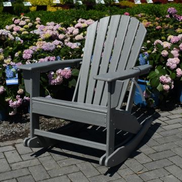 Innova® Adirondack Rocking Chair, Grey