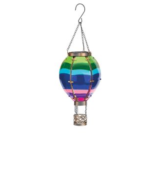 Regal Art & Gift, Hot Air Balloon Solar Lantern, Stripe, Small