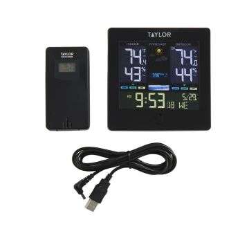 Digital Indoor Outdoor Clear LCD Weather Forecaster