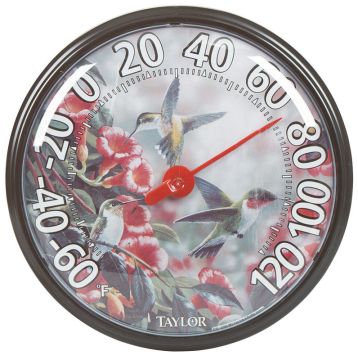 Taylor Dial Thermometer Plastic Multicolored 13.25 in.