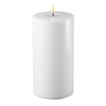 Deluxe HomeArt Candle LED White 4x8"