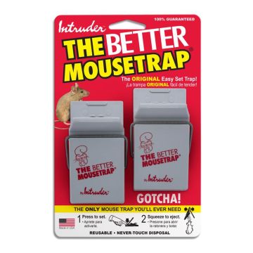 Intruder The Better Mousetrap Small Snap Trap For Mice 2 pk