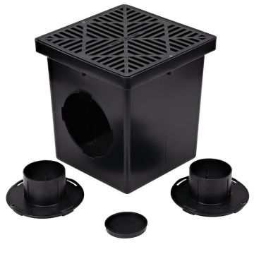 NDS Square Catch Basin Drain Kit, 12 in