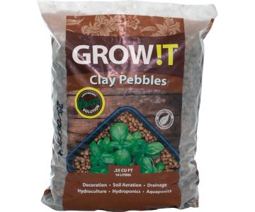 HYDROFARM, GROW!T Clay Pebbles, 10 L