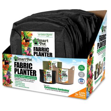 Smart Pot® 10 Gallon Fabric Grow Bag - Black, 1 bag