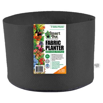 Smart Pot® 2 Gallon Fabric Grow Bag - Black, 1 bag