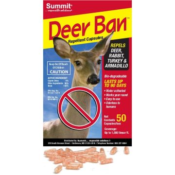Summit Deer Ban Deer Repellent Capsules, 50 count
