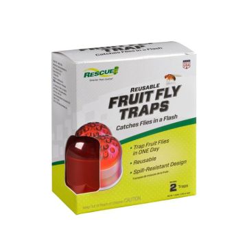 Rescue! Fruit Fly Traps, 2-Pack