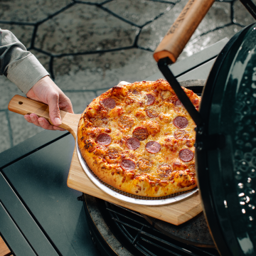 Big Green Egg Bamboo Wood Pizza Peel and Screen