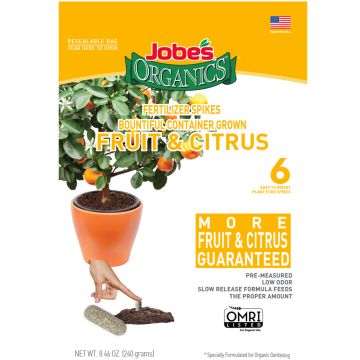 Jobe's Organics Fruit & Citrus Container Spikes