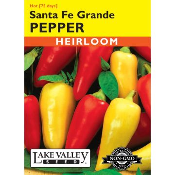 Capsicum, Mild Pepper 'Santa Fe Grande' Heirloom