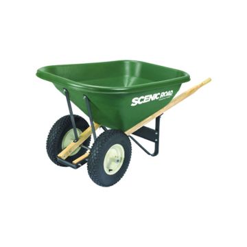 Scenic Roads Wheelbarrow 2 wheel, 8 cu. ft