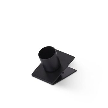 K&K Interiors 1.75 Inch Black Metal Taper Candleholder Clip