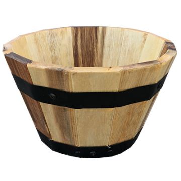 Avera, Round Barrel Planter, 10"