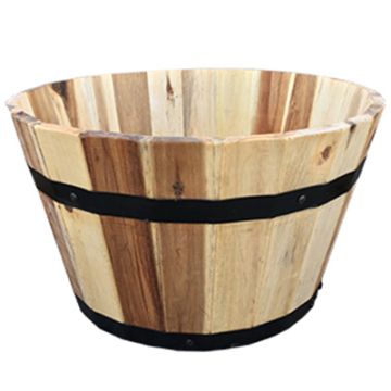 Avera, Round Barrel Planter, 16"
