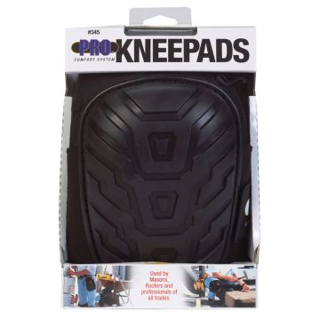 Custom Leather Craft Polyester Knee Pads Black with Foam