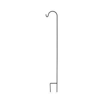UrbanGardens Square Steel Single Arm Shepards Hook
