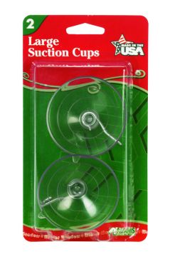 Adams, Clear Large Suction Cup, 2 Pack