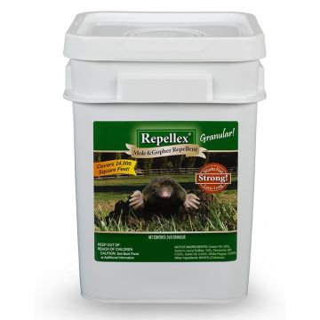 Repellex Mole and Gopher Granular, 24 lbs.