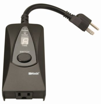 WOODS, 24-Hour Outdoor Digital Outlet Timer