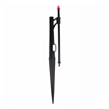 Raindrip Winged Jet Assembly, Full-Circle Pattern, Fan Spray, with 1/4 in. Barbed Inlet on 13 in. Stake with Adjustable Riser