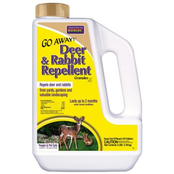 BONIDE 227 Go Away!® Deer and Rabbit Repellent Granules, 3lb