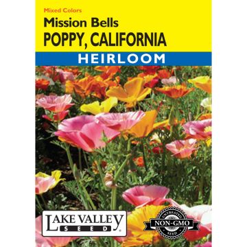 Eschscholzia, California Poppy 'Mission Bells' Mixed Colors