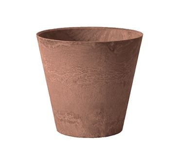 Novelty Round Napa Planter, Rust