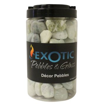 Exotic Pebbles & Glass Polished Large Pebbles Jade 5 lb