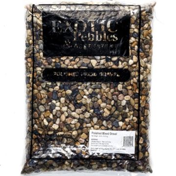 Exotic Pebbles & Glass Decor Pebbles Polished Natural, 20 lbs