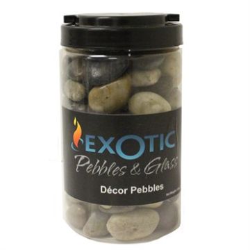 Exotic Pebbles & Glass Decor Pebbles Polished Natural, 1/2"-1", 5 lbs