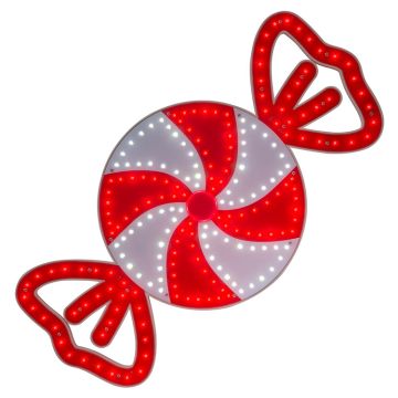 LED Advanced Holiday Lighting® Peppermint Twist Hi-Vibrant LED Lighted 18IN