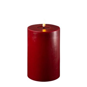 Deluxe HomeArt Candle LED Bordeaux 4x6"