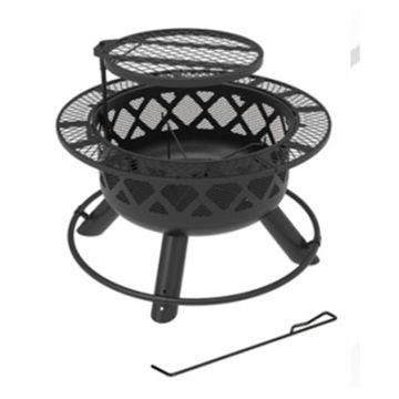 Four Seasons Courtyard Ranch Fire Pit with Deep Bowl 24"