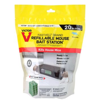 Victor Fast-Kill Bait Station Blocks For Mice, 1 pk