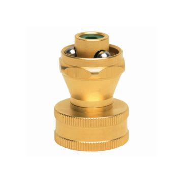 Green Thumb Power Hose Nozzle, Industrial Grade Brass, Adjustable, 3/4 In.