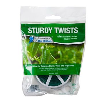 Green Thumb, Sturdy Twists Plant Wire Plastic-Coated, 100'