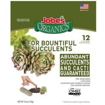 Jobe's Organics Succulent Plant Spikes