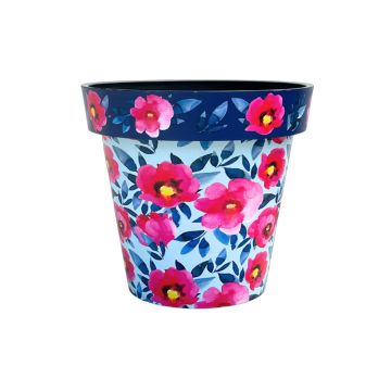 Sunshine Ceramica, Zest Pot, Pink Poppies