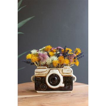 Kalalou Ceramic Camera Planter