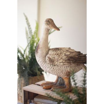 Kalalou Faux Concrete Duck Head Up