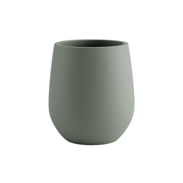 Avera Natural Stone and Cement Century Planter in Moss
