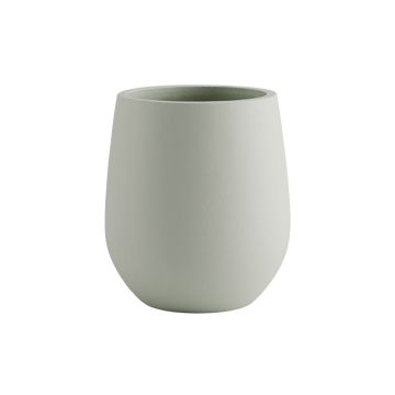 Avera Natural Stone and Cement Century Planter in Fog