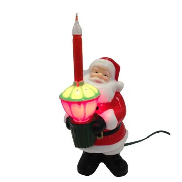 Kurt Adler 7“ Santa Bubble Light Table Piece