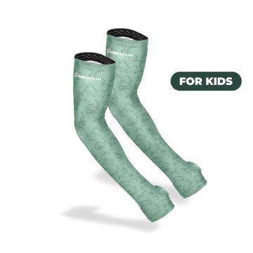 Farmers Defense Polyester/Spandex Dino Green Protection Sleeves